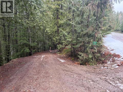 Access down into the property at 8700 Mabel Lake Road, Mabel Lake South, Lumby