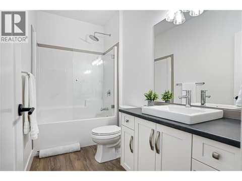 4 Piece Bathroom Lower Level at 209 Ashcroft Place, Predator Ridge, Vernon