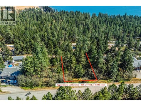 .356-acre lot with 90ft frontage and 171ft deep on gently sloping lot at 10523 Westshore Road, Okanagan North, Vernon