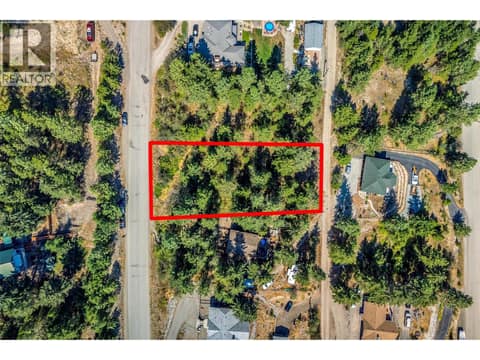 .356-acre  lot with access from Westshore Rd. at top of the lot and service road at bottom. at 10523 Westshore Road, Okanagan North, Vernon