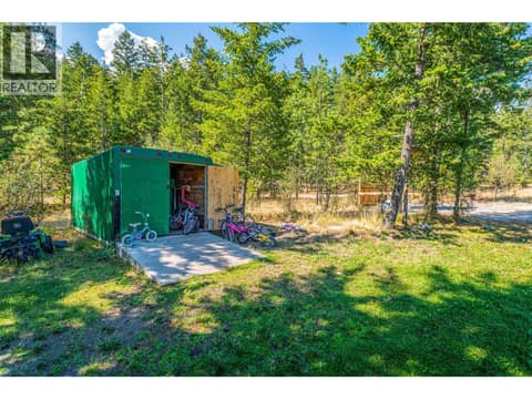 Community use sports equipment stored at the park. at 10523 Westshore Road, Okanagan North, Vernon