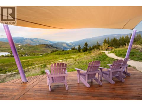 Yoga Platform at 689 Birdie Lake Place, Predator Ridge, Vernon