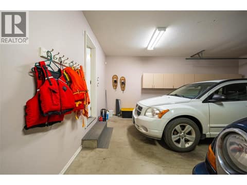 Attached Double Garage at 7821 Old Kamloops Road, Swan Lake West, Vernon