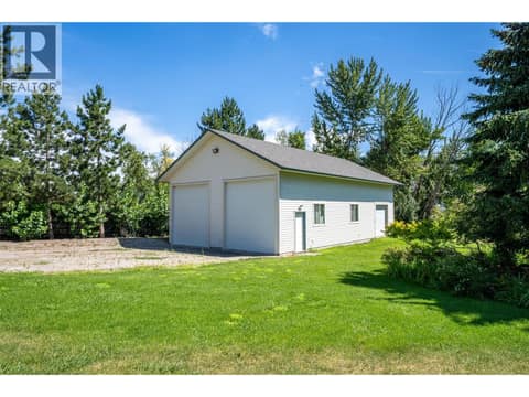 Detached RV / Boat Shop at 7821 Old Kamloops Road, Swan Lake West, Vernon