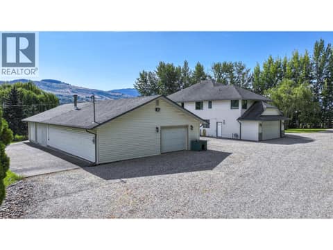 Detached Shop / Garage (Front) at 7821 Old Kamloops Road, Swan Lake West, Vernon