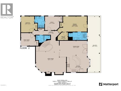Floor Plans - Upper Level at 7821 Old Kamloops Road, Swan Lake West, Vernon