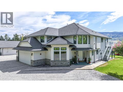 Front Entrance at 7821 Old Kamloops Road, Swan Lake West, Vernon
