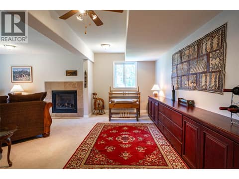 Lower Level Floor:  Family Room at 7821 Old Kamloops Road, Swan Lake West, Vernon