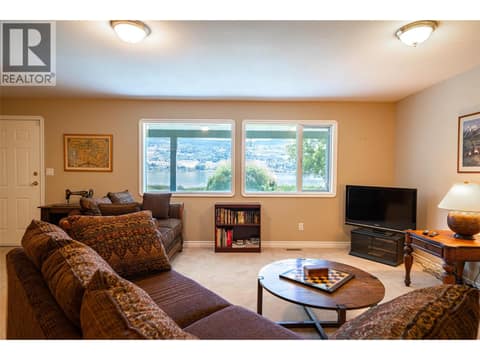 Lower Level Floor:  Family Room at 7821 Old Kamloops Road, Swan Lake West, Vernon