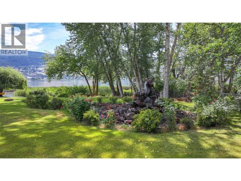 Mature and Stunning Yard at 7821 Old Kamloops Road, Swan Lake West, Vernon