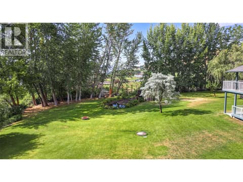 Mature and Stunning Yard at 7821 Old Kamloops Road, Swan Lake West, Vernon
