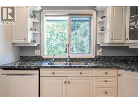 Upper Main Level:  Open Plan Kitchen at 7821 Old Kamloops Road, Swan Lake West, Vernon