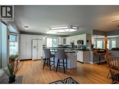 Upper Main Level:  Open Plan Kitchen at 7821 Old Kamloops Road, Swan Lake West, Vernon