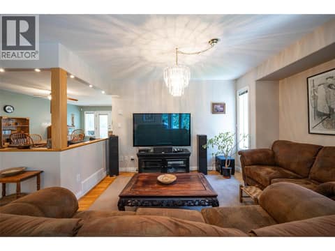 Upper Main Level: Formal Dining Room at 7821 Old Kamloops Road, Swan Lake West, Vernon