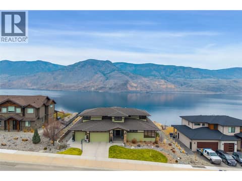 Aerial view of this location at 229 Holloway Drive, Tobiano, Kamloops