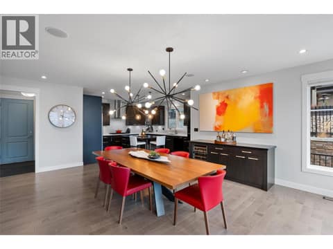 Especially large dining area at 229 Holloway Drive, Tobiano, Kamloops