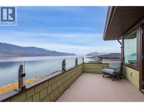 It's own private balcony at 229 Holloway Drive, Tobiano, Kamloops