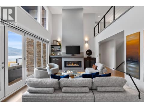 Living room designed for your comfort at 229 Holloway Drive, Tobiano, Kamloops