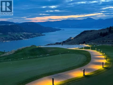 The Rise Golf Course with incredible views of the valley. Just steps from your new home. at 595 Vineyard Way N Unit# 34, Bella Vista, Vernon