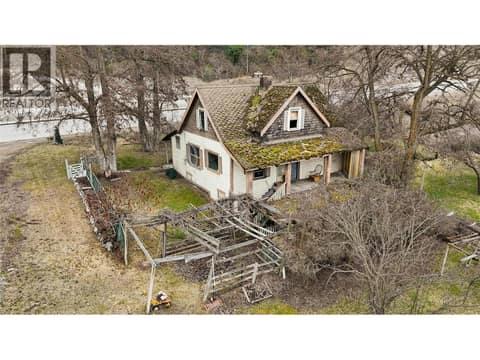 Old uninhabitable 1960 house had fire inside at 327 97A Highway, Armstrong/ Spall., Spallumcheen