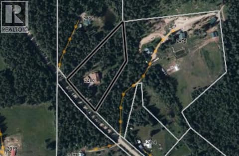 Lot lines are approximate at 2480 Golden Donald Upper Road, West & North Highway 1, Golden