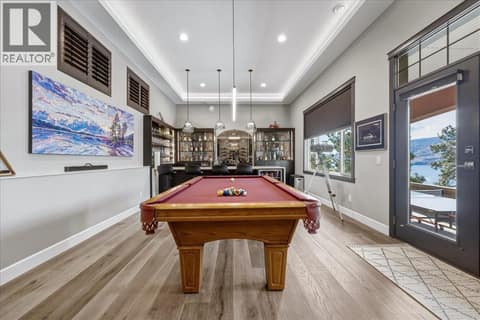 Entertainment level at 2328 Arthur Court, McKinley Landing, Kelowna