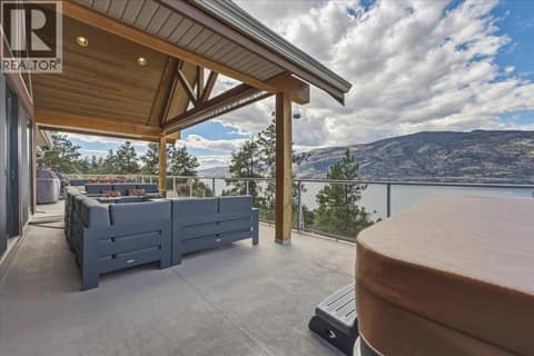 Hottub off master suite at 2328 Arthur Court, McKinley Landing, Kelowna