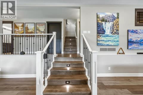 Lower level stairway at 2328 Arthur Court, McKinley Landing, Kelowna