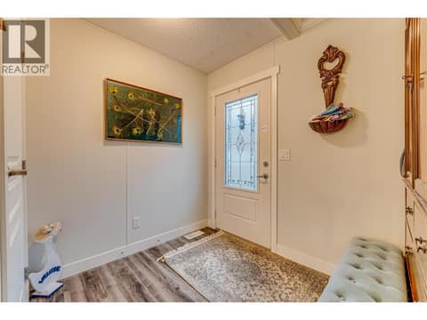 Front door entry at 1600 43 Avenue Unit# 25, Harwood, Vernon