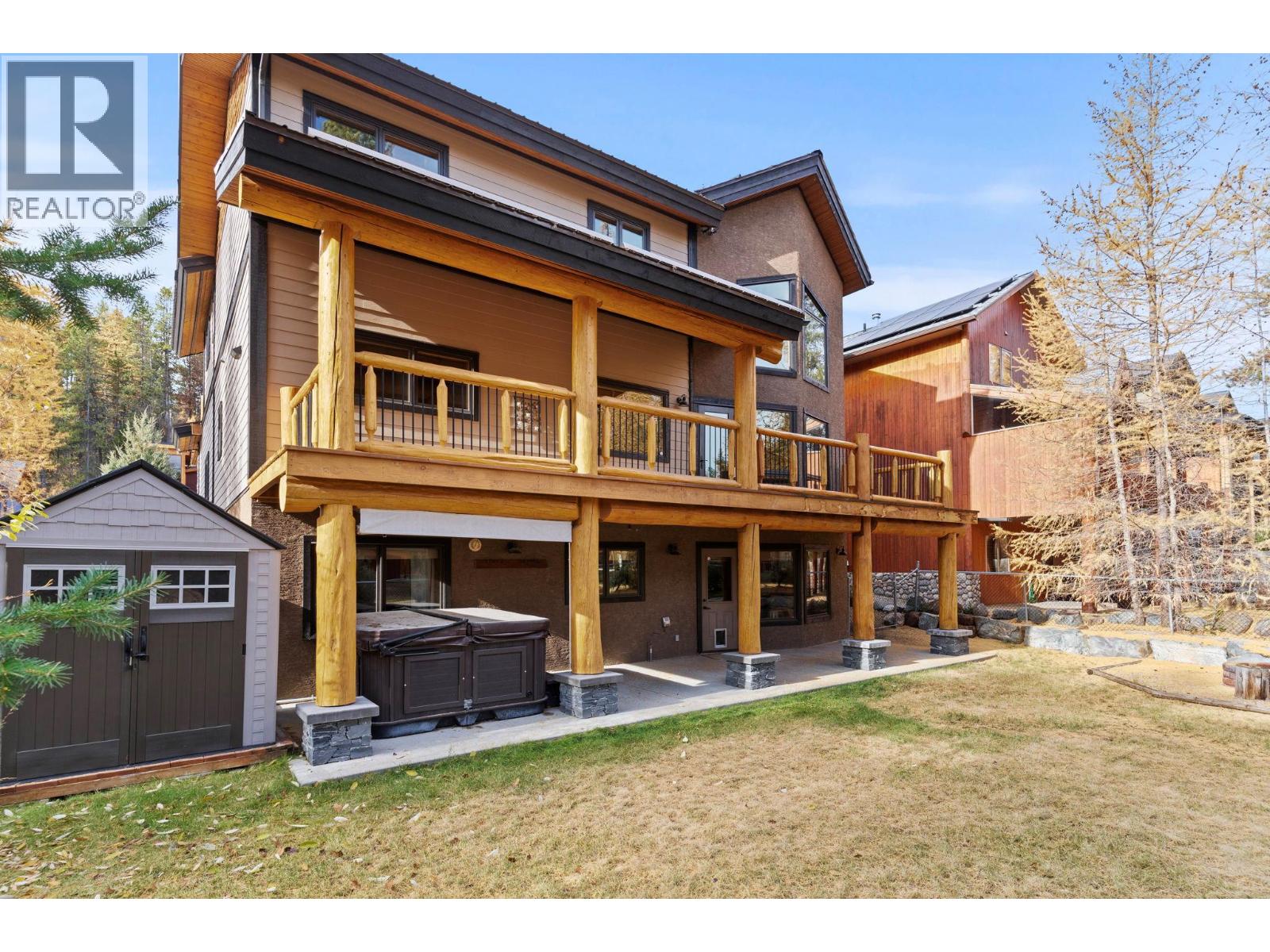 Top deck engineered to hold a hot tub at 148 Stemwinder Drive, Alpine Resort Area, Kimberley