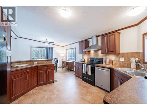 Large Bright Kitchen at 650 Bluenose Road, Lavington, Vernon