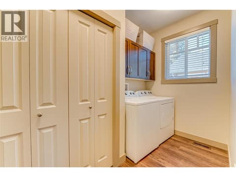Main floor laundry at 270 Grouse Avenue, Okanagan North, Vernon