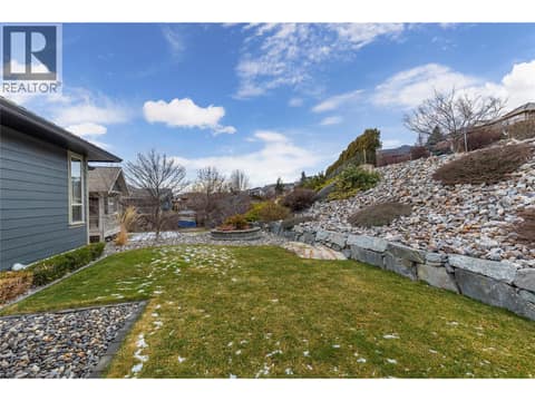 Backyard at 529 Whitecourt Place, Foothills, Vernon