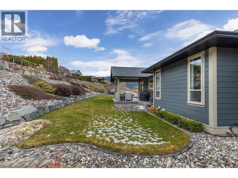 Backyard at 529 Whitecourt Place, Foothills, Vernon