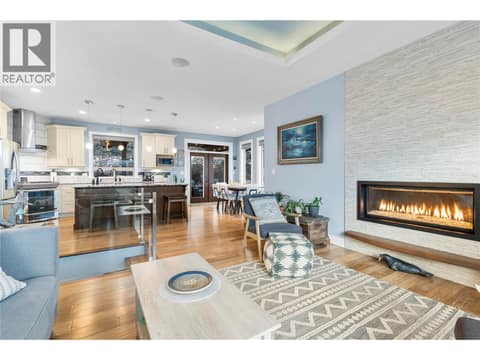 Fireplace at 529 Whitecourt Place, Foothills, Vernon
