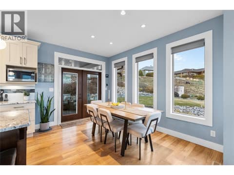 Large dining area at 529 Whitecourt Place, Foothills, Vernon