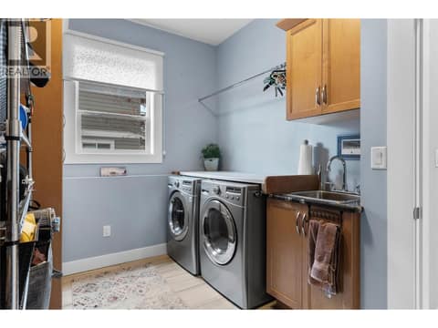 Laundry down at 529 Whitecourt Place, Foothills, Vernon