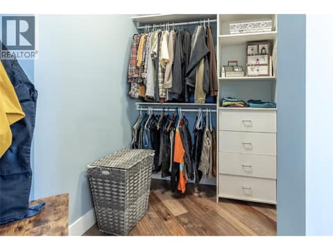 Walk in closet in Primary at 529 Whitecourt Place, Foothills, Vernon