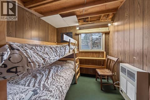 Cabin first bedroom at 2376 Ruault Road, Invermere Rural