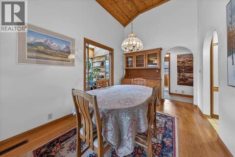 Dining room at 2376 Ruault Road, Invermere Rural