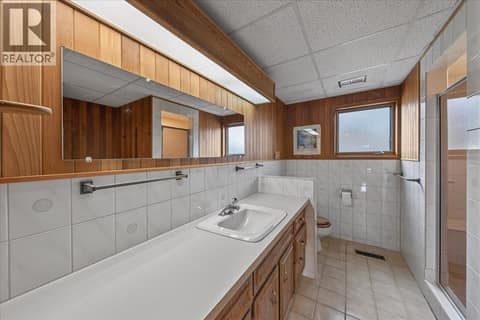 Second floor three piece bathroom at 2376 Ruault Road, Invermere Rural