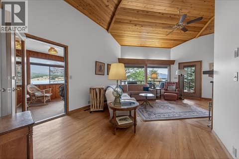 Sunroom entrance and living room at 2376 Ruault Road, Invermere Rural