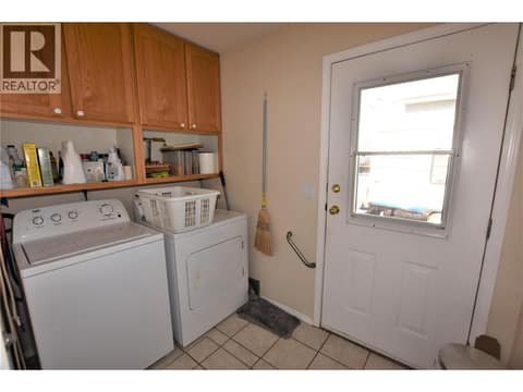 Laundry area at 536 Loon Avenue, Okanagan North, Vernon