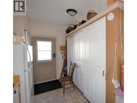 Side door entry into family room at 536 Loon Avenue, Okanagan North, Vernon