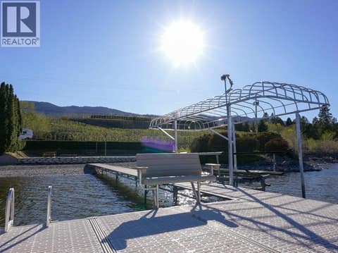 Boat dock at 14807 89th Street, Osoyoos Rural