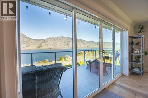 Main residence sliding doors to viewing balcony at 14807 89th Street, Osoyoos Rural