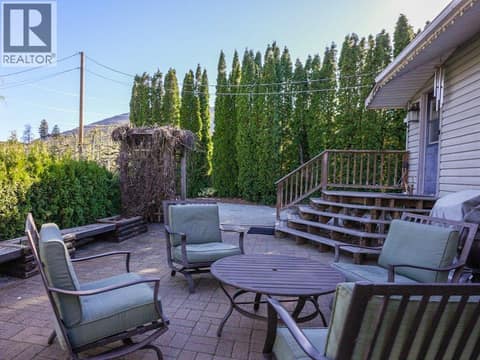 Second residence lower patio at 14807 89th Street, Osoyoos Rural