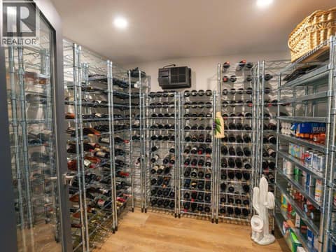 Main residence climate controlled wine room at 14807 89th Street, Osoyoos Rural