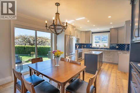 Main residence dining/kitchen at 14807 89th Street, Osoyoos Rural