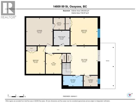 Main residence lower level at 14807 89th Street, Osoyoos Rural